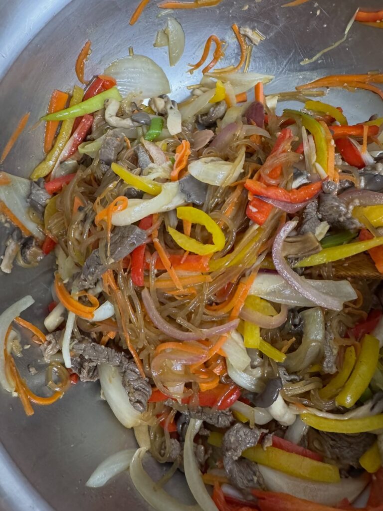 japchae korean noodles for beginners