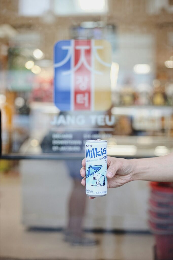 Korean milk soda - milkis
